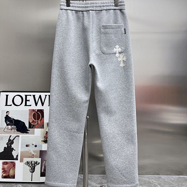 Attention ★ Chrome Hearts Cross Patch Casual Pants Replica Kus31251