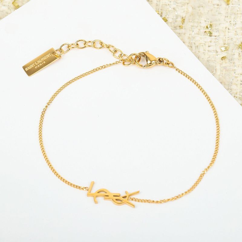 Cute ★ Saint Laurent Pink Fake Gold Necklace Shipping Included ★ Sai32121 Cute ★ Saint Laurent Pink Fake Gold Necklace Shipping Included ★ Sai32121