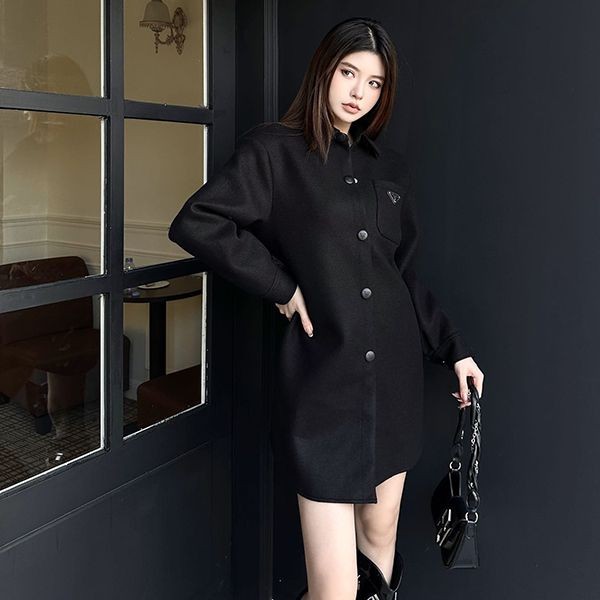 Extremely eye-catching! Prada long coat cashmere replica puk97003 Extremely eye-catching! Prada long coat cashmere replica puk97003