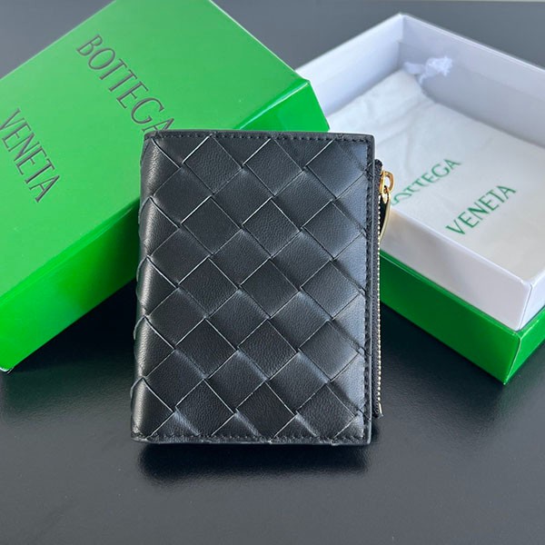 Bottega Veneta Replica Small Intrecciato Bi-fold Wallet Zipper Wallet 742330VC Bottega Veneta Replica Small Intrecciato Bi-fold Wallet Zipper Wallet 742330VC