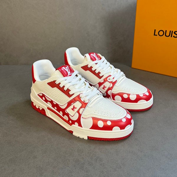 [Yayoi Kusama collaboration] Louis Vuitton replica ★ Trainer line sneakers 1AB8J1