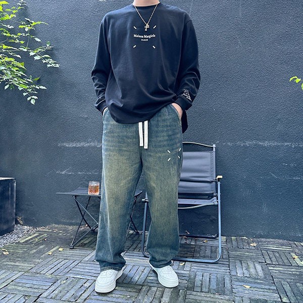 Maison Margiela Denim Fake Jeans Denim Straight Mav10879