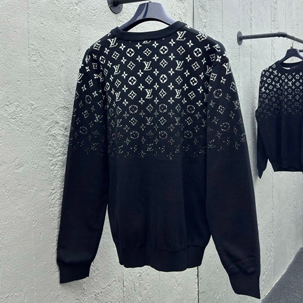 Free shipping Louis Vuitton cotton crew neck replica monogram vuy58910