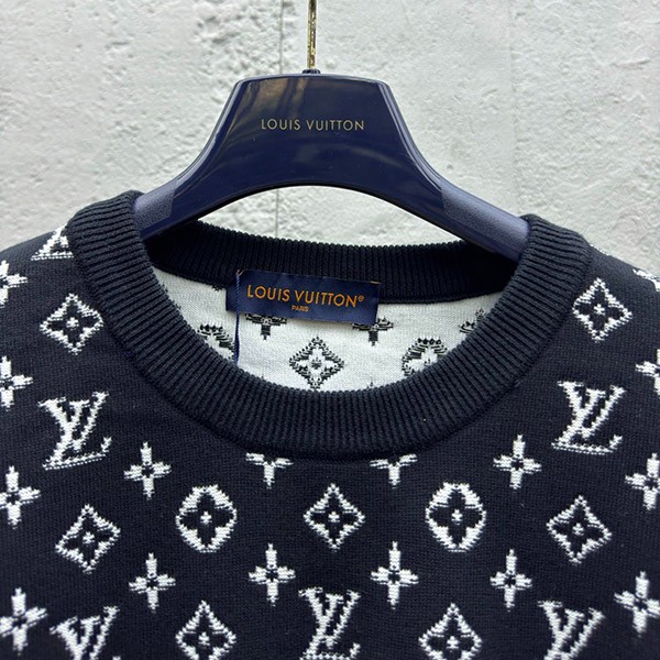 Free shipping Louis Vuitton cotton crew neck replica monogram vuy58910