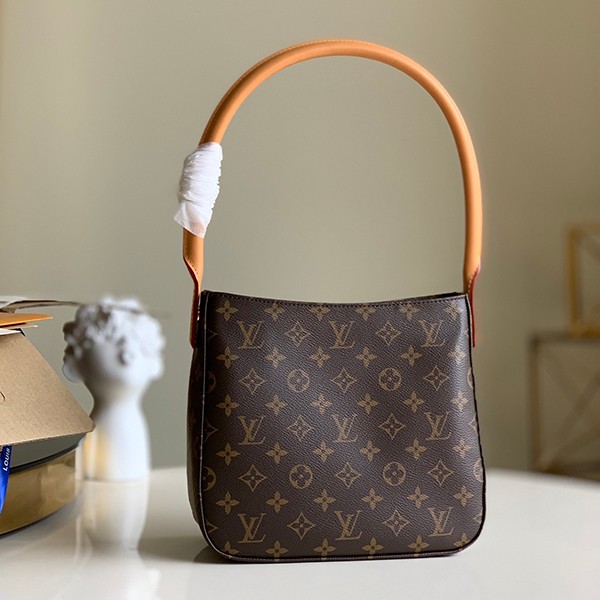 Very popular: Louis Vuitton fake Monogram Looping MM shoulder bag M51146 Very popular: Louis Vuitton fake Monogram Looping MM shoulder bag M51146