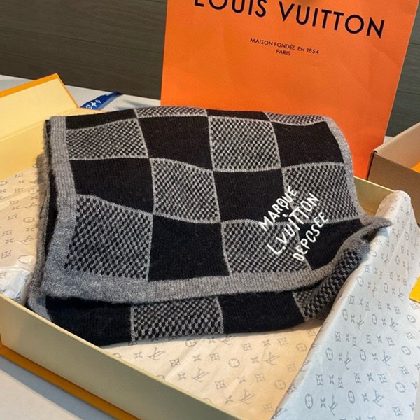New design Louis Vuitton scarf Damier Heritage replica M90776