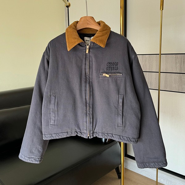 Latest and stylish Miu Miu chambray jacket replica mya20643 Latest and stylish Miu Miu chambray jacket replica mya20643