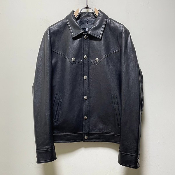 Love at first sight? Chrome Hearts Leather Inspired Jacket Replica Kuk44242