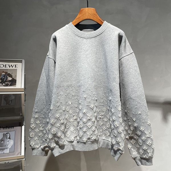 [New 2024AW] Louis Vuitton Crew Neck Hoodie Replica Monogram vui20280