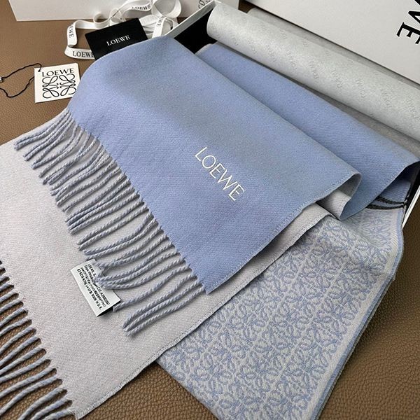 New color ☆ Rare Loewe wool & cashmere scarf copy loy12210 New color ☆ Rare Loewe wool & cashmere scarf copy loy12210
