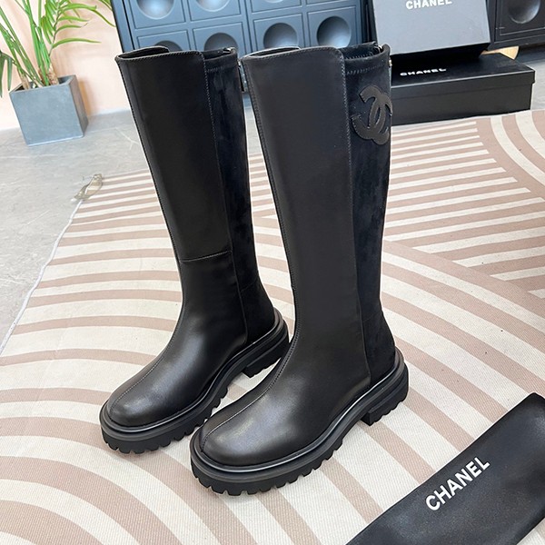 [Great Deal] Chanel Replica Simple Modern Platform Boots shi99023