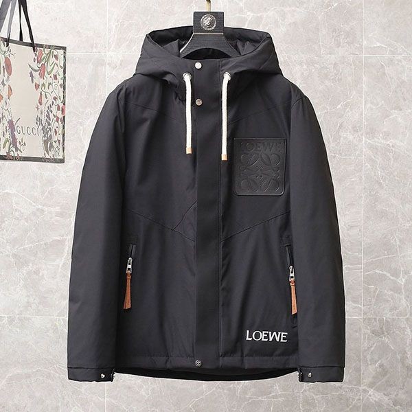 I definitely want it! Loewe puffer hooded bomber jacket replica loz59610