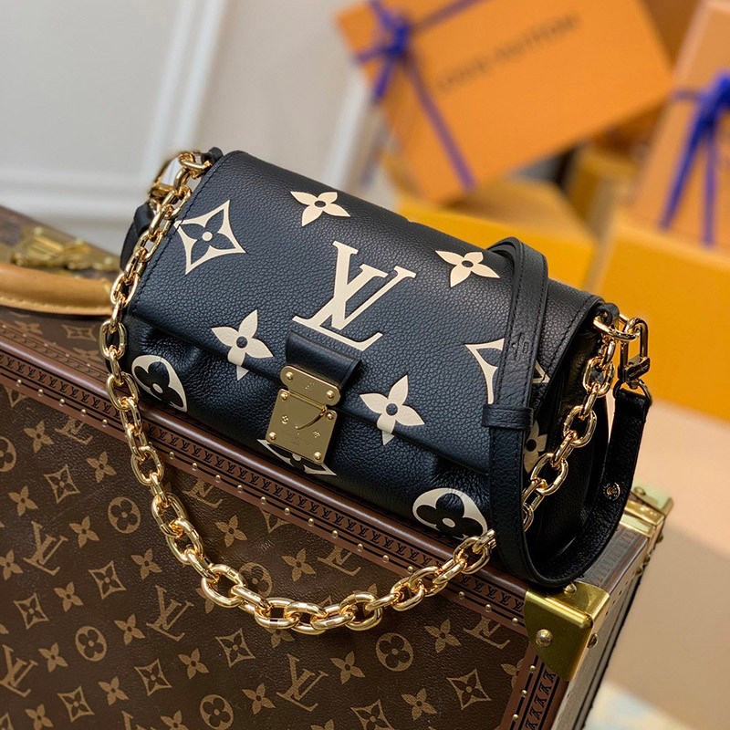 [Tax included] Louis Vuitton replica Favorite shoulder bag black monogram M45859