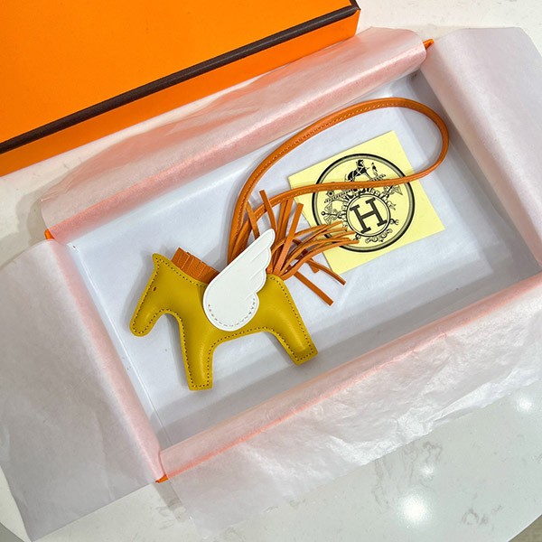 Extremely rare! Hermes Rodeo Pegasus replica PM charm anion x cotton erb92599