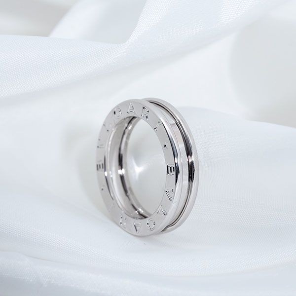 Free shipping Bulgari ring copy B.zero1 white gold Bup78256