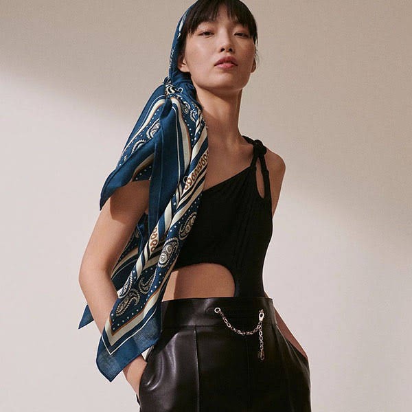 Attention★ Hermes Carre 140 Summer Stripe Copy Shawl ert37055 Attention★ Hermes Carre 140 Summer Stripe Copy Shawl ert37055