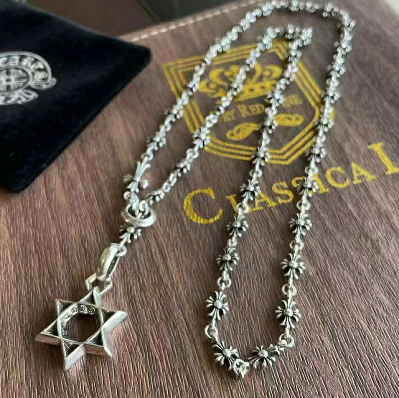Free shipping Chrome Hearts necklace fake Star Baby Fat Charm Kul26559