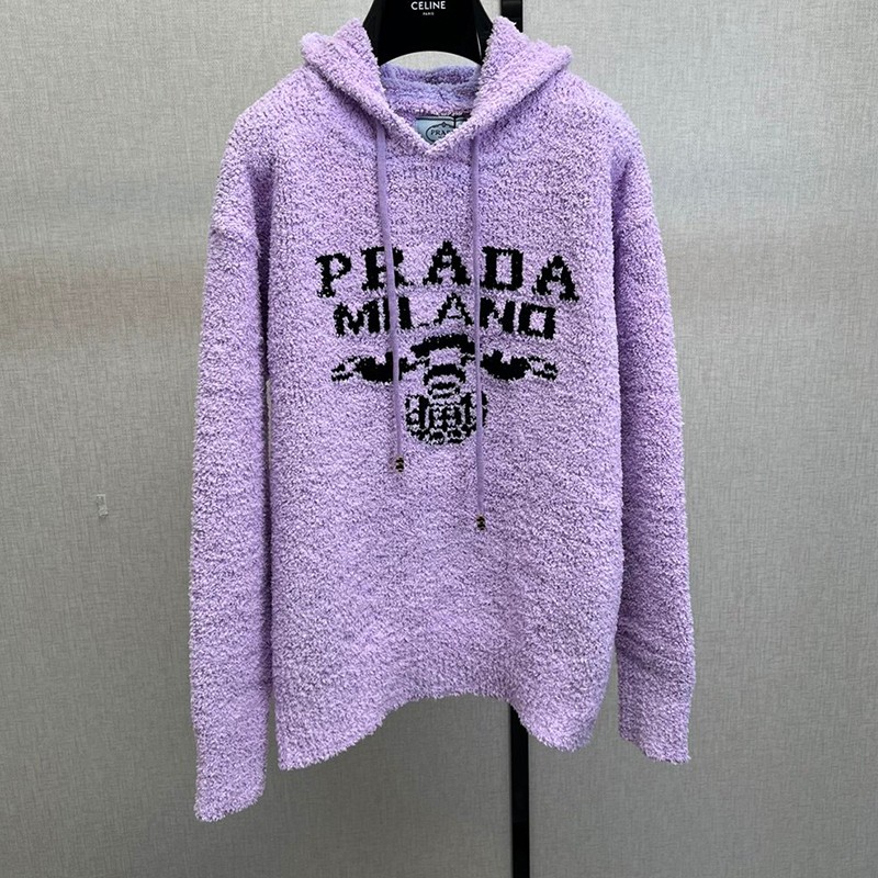 No.1 Popular [Prada Hoodie Replica] Nylon Detail Hoodie puw64435