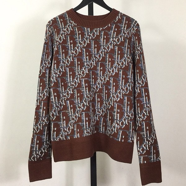 Hard to find Dior sweater oblique fake brown dec98961 Hard to find Dior sweater oblique fake brown dec98961