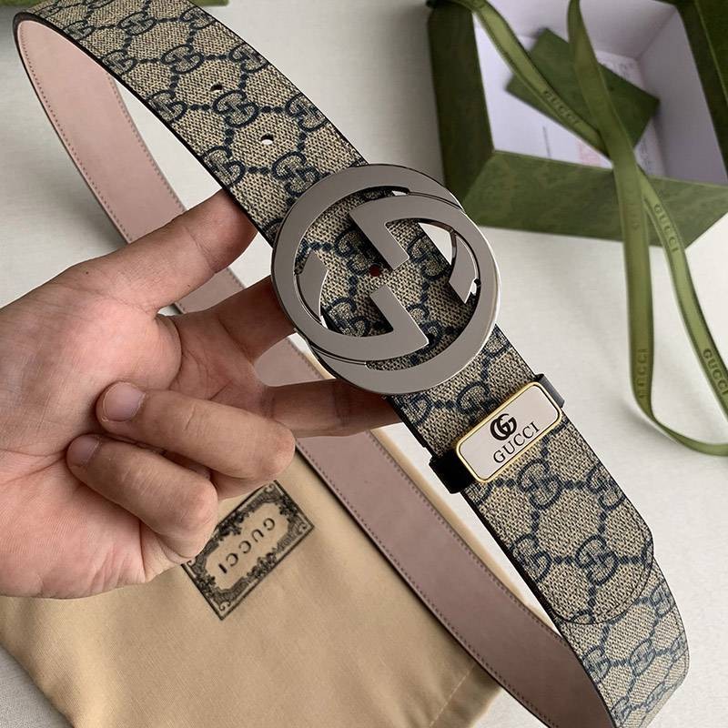 Gucci Belt Replica★GG Supreme GG Buckle Belt 3.8cm Width gux15537 Gucci Belt Replica★GG Supreme GG Buckle Belt 3.8cm Width gux15537