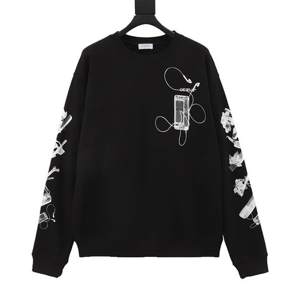 2025 Super Popular! Off-White Copy Logo Print Crew Neck Sweatshirt ofv74782 2025 Super Popular! Off-White Copy Logo Print Crew Neck Sweatshirt ofv74782