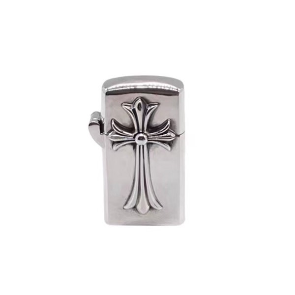 ★Popular in Japan! Chrome Hearts 2 Tiny CH Cross Zippo Zippo Copy Lighter V2 Kuz43174