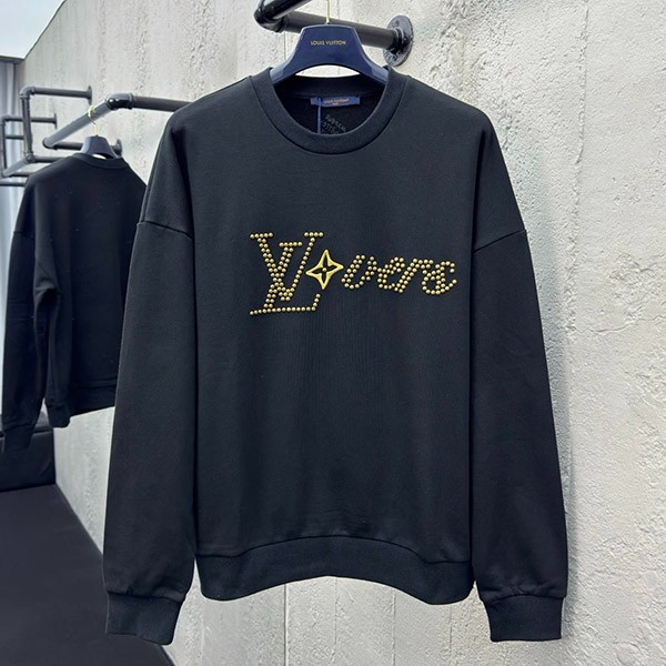 Very popular Louis Vuitton replica cotton signature crew neck vuj19752