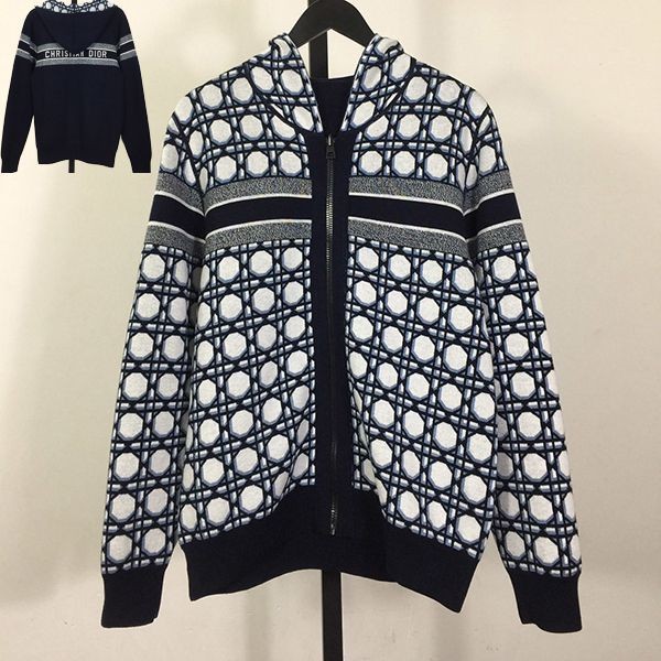 [2-way and cute for adults] Dior reversible cardigan, fake knit dev53773