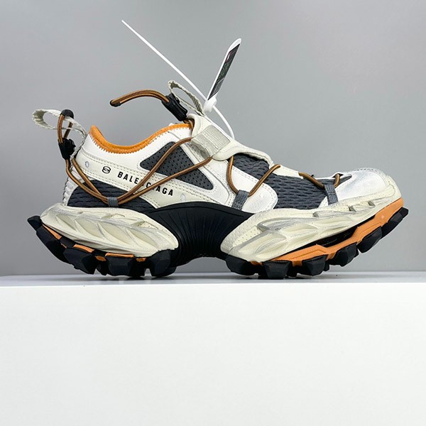 Balenciaga Replica Men's Hike Sneakers in Beige/Orange bah21593