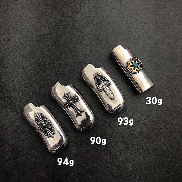 ★Super rare★Chrome Hearts★Floral Cross★Lighter case copy 1995 engraved Kui63047