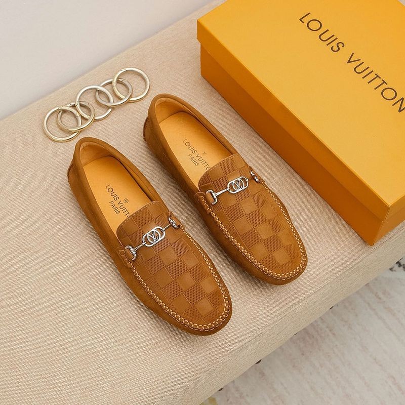 Louis Vuitton Major Line Loafers Damier Fake, very popular worldwide vuy01945