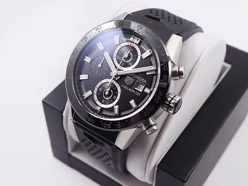 Popularity rising Tag Heuer Carrera Skeleton Replica Dial Stainless Steel Men's Watch 43 mm TAi86398