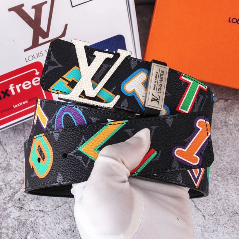 Rare color Louis Vuitton Santur LV Letters fake 40MM reversible belt vud33153 Rare color Louis Vuitton Santur LV Letters fake 40MM reversible belt vud33153