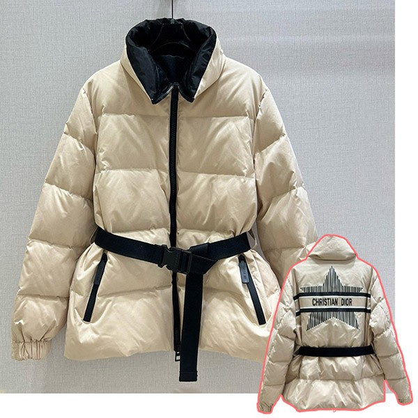 Popular all over the world? Dior belted down jacket parody deq49686