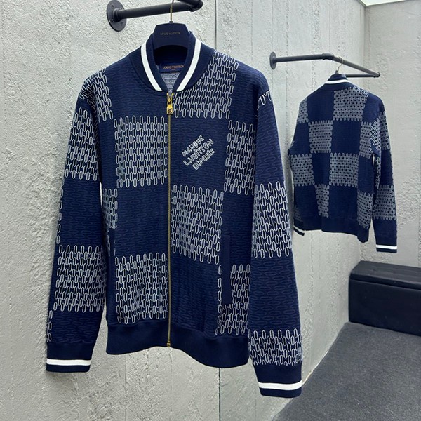 Super low price! Louis Vuitton replica Damier knotted cotton bomber 1AFXOM