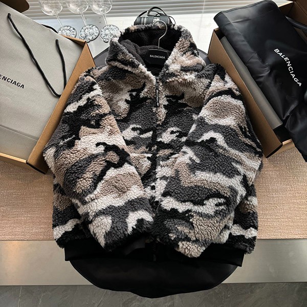 [Balenciaga] SKI Zip-up HOODIE Warm Fleece 809469TP