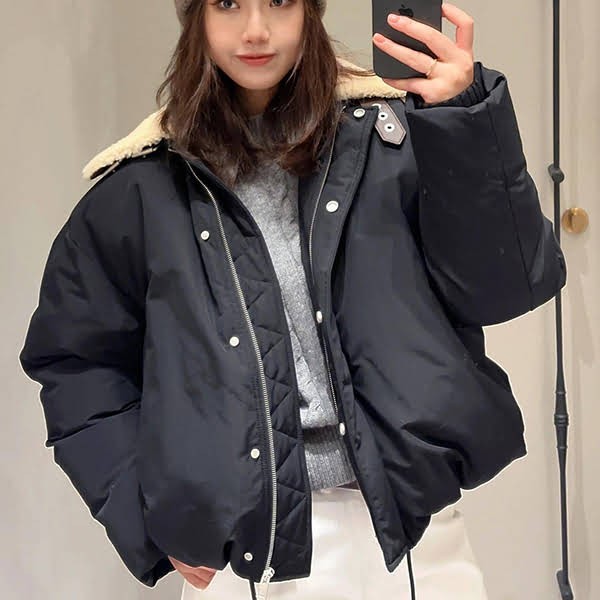 Recommended Loewe parallel import puffer jacket in 2 colors lot00156