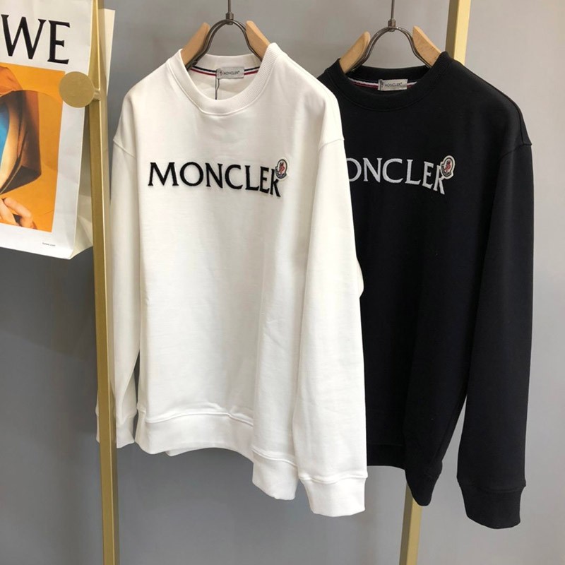 [Free Shipping] Moncler Sweatshirt Replica ◆ Logo Lettering Sweatshirt 2 Colors moo44138
