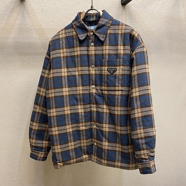 ☆Super popular☆Prada check pattern lumberjack jacket replica pua84137 ☆Super popular☆Prada check pattern lumberjack jacket replica pua84137