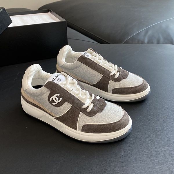 Chanel Brown and White Sneakers Replica [Popular Item] SHV15565