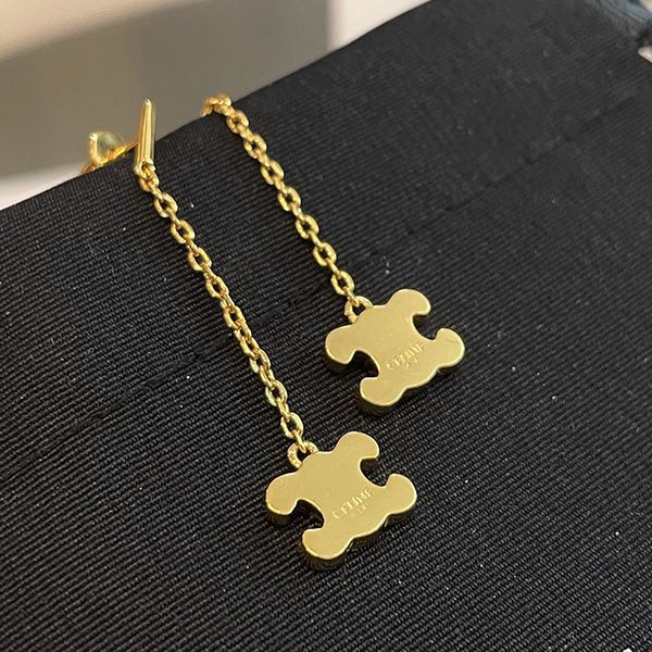 Celine Earrings Fake Gold Brass and Crystal Earrings 460NB6BCZ Celine Earrings Fake Gold Brass and Crystal Earrings 460NB6BCZ