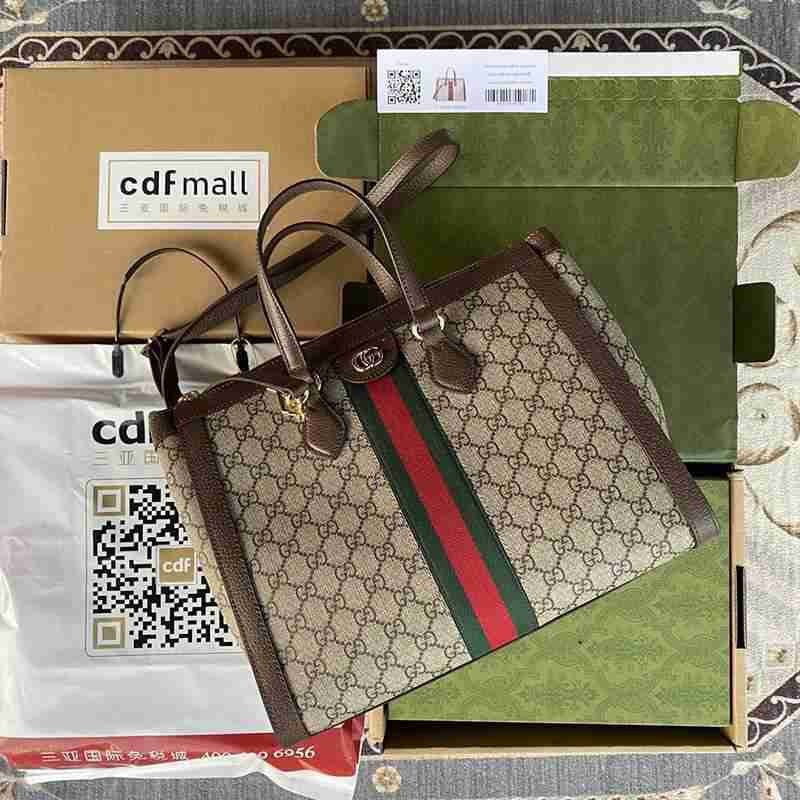 Super Hot Topic! Gucci [Ophidia Replica] GG Medium Tote Bag guq84771