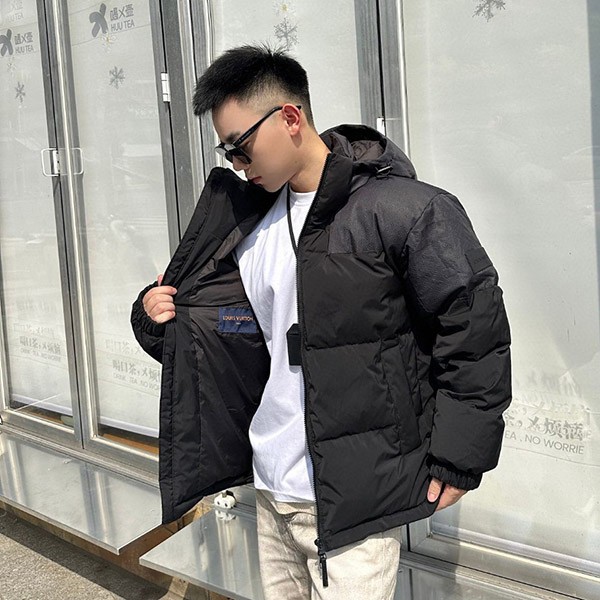 [Hood is removable] Louis Vuitton down jacket replica 1AGIJA