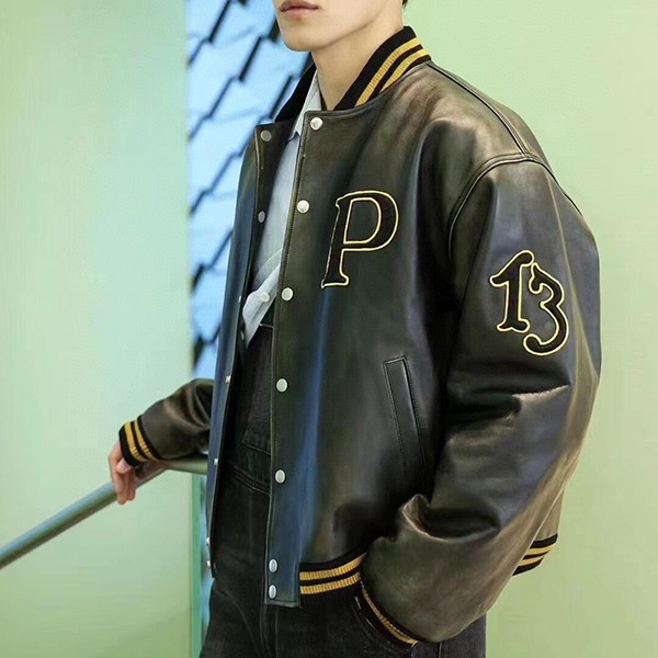 Recommended Prada patched leather bomber jacket replica pua66778 Recommended Prada patched leather bomber jacket replica pua66778