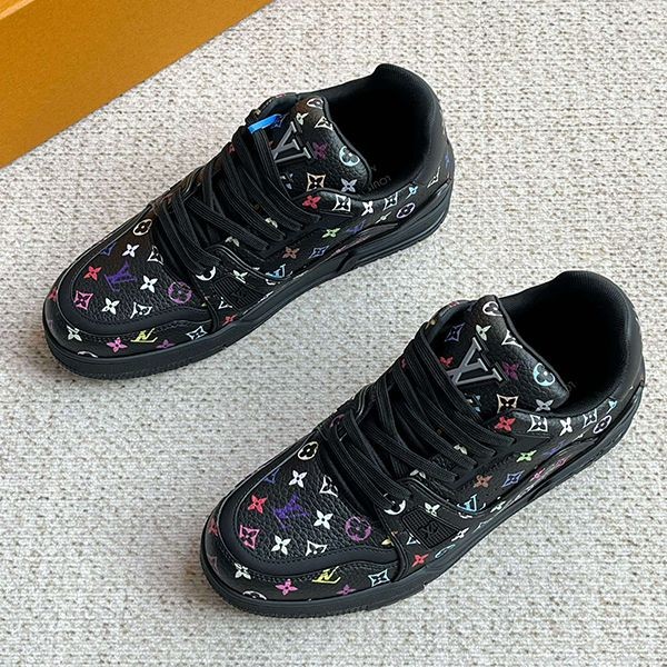 Super Hot Topic! [Predicted to sell out immediately] Louis Vuitton x Takashi Murakami collaboration sneakers replica 1AHEKD