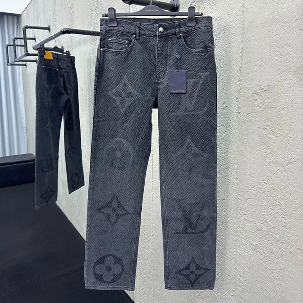 [Quick delivery] Louis Vuitton Monogram Denim Pants Super Replica vut53110