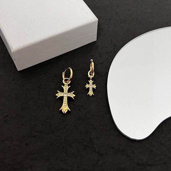 Popular classic Chrome Hearts cross earrings replica Kul65194 Popular classic Chrome Hearts cross earrings replica Kul65194
