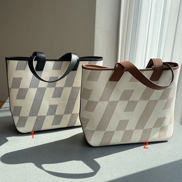 Hermes H en Biais Replica Canvas Tote 40 erq16855