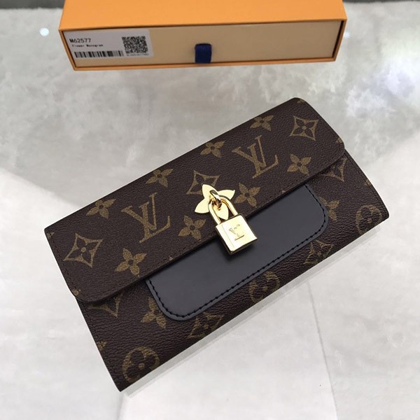 Very popular Louis Vuitton wallet copy Portefeuille Flower Monogram M62577 Very popular Louis Vuitton wallet copy Portefeuille Flower Monogram M62577