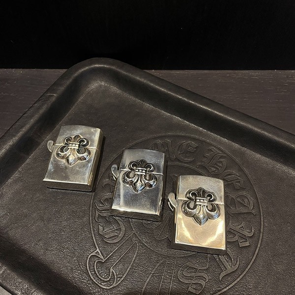 Free shipping Chrome Hearts BS Flare Zippo Lighter Fake ZIPPO LIGHTERZ V1 [Silver Lighter] Kud27425
